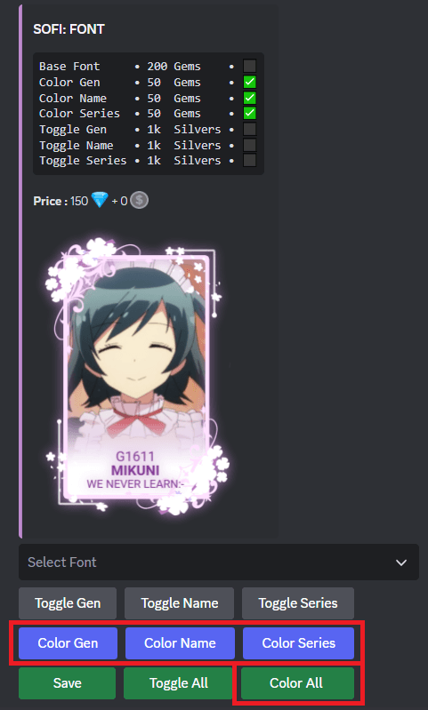 Color Text