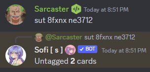 Multiple Untag Cards