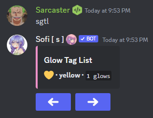 Glow Tag List