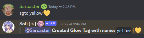 Glow Tag Create