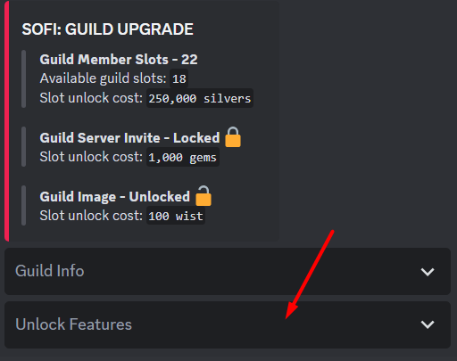 Upgrade Guild Member Slot
