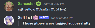 Multiple Tag Glows